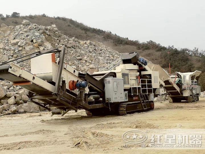 建筑垃圾破碎現(xiàn)場，選好設(shè)備收益更高